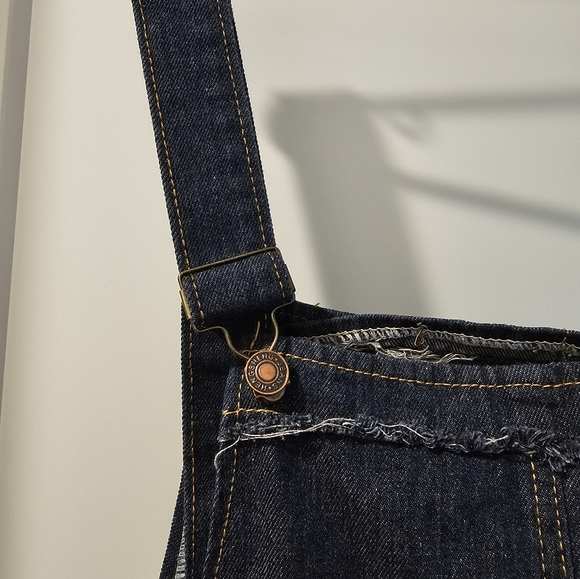 Jean romper dress Med to L - Picture 4 of 10
